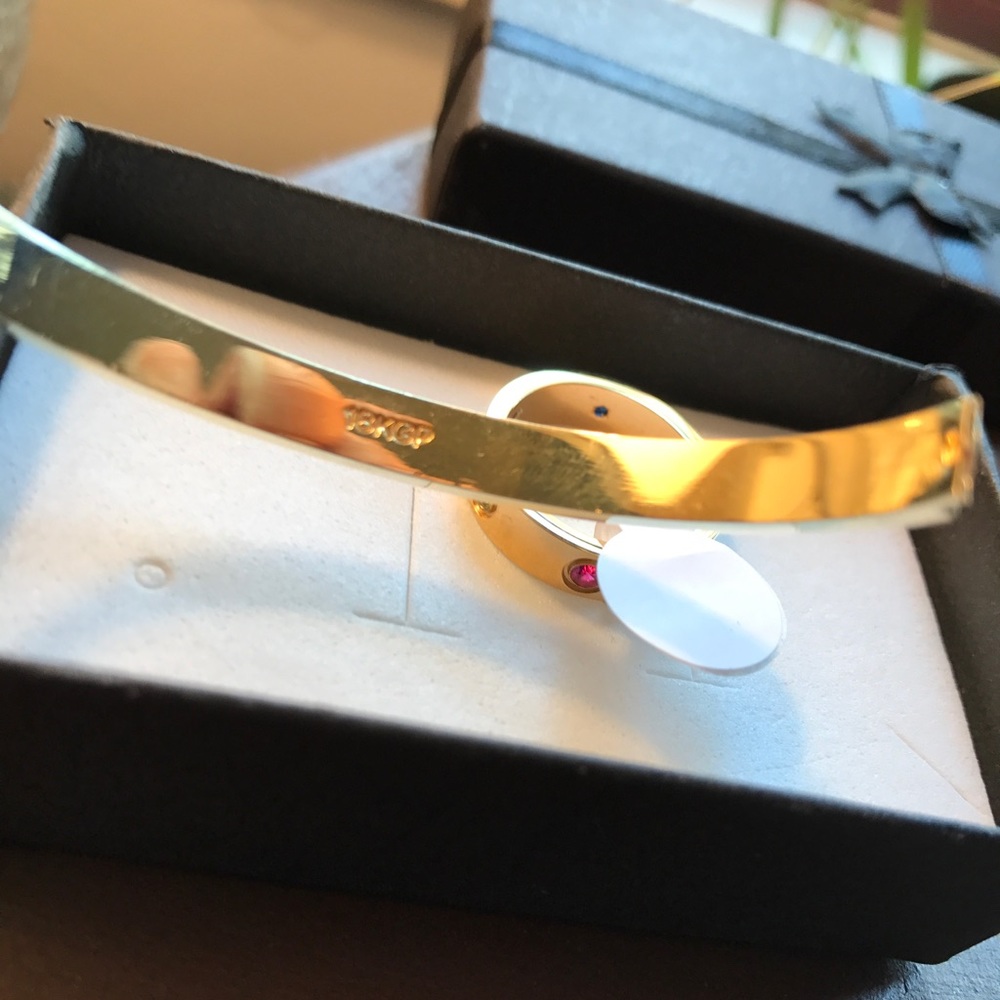 Beautiful set bangle & ring/multi color crystals - Picture 6 of 8